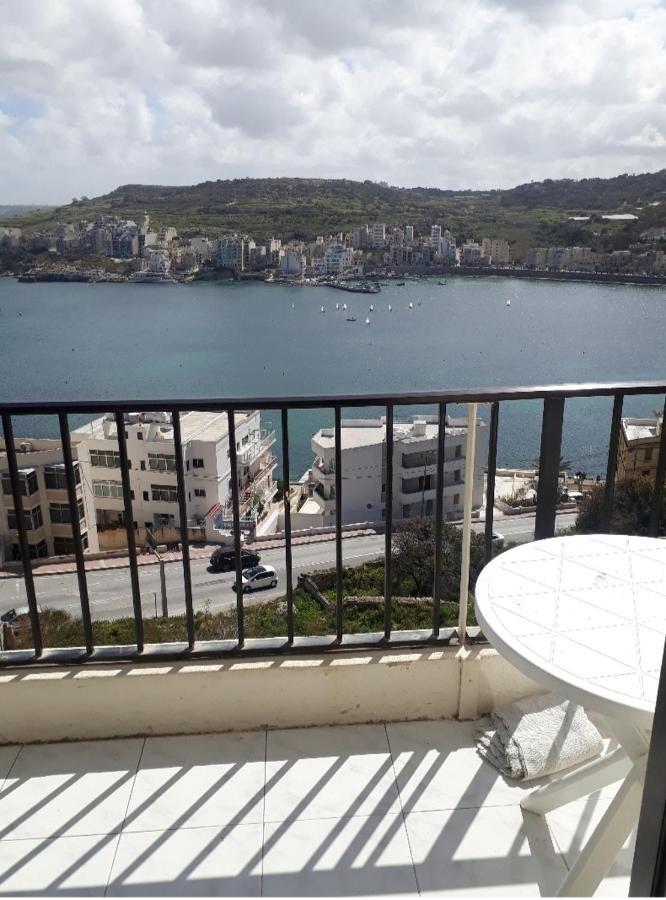 Private Room In Wonderful Sea View Apartment San Pawl il-Baħar Kültér fotó